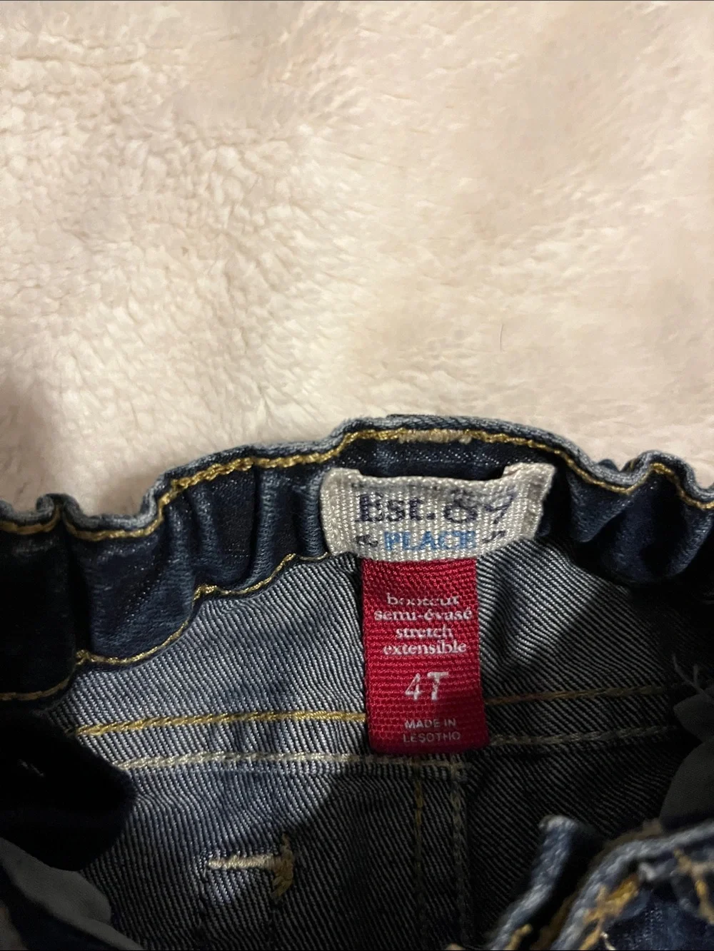 The Children's Place Dark Blue Denim Flared Jeans